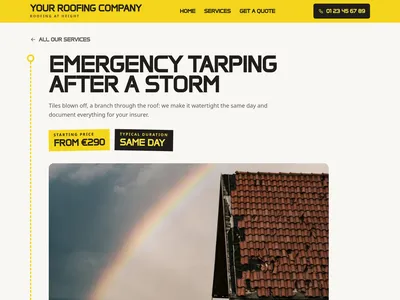Ridge to Gutter – service