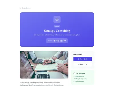 Comparison Columns – service