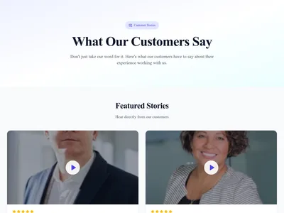 Testimonials – Cards Grid