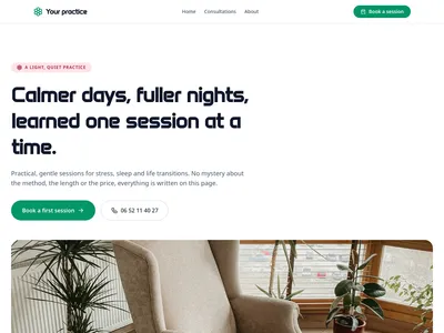 Therapist & wellness practitioner – Morning Light