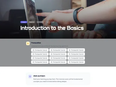 Learning Path – detail