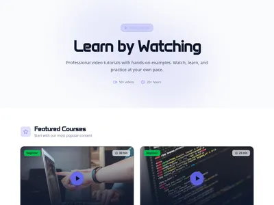 Tutorials – Video Course