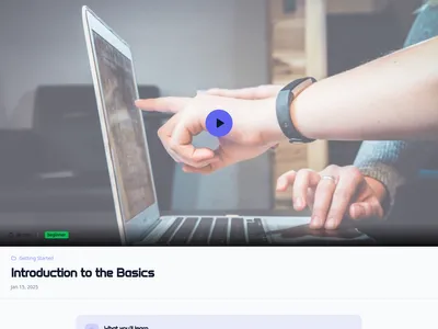 Video Course – detail