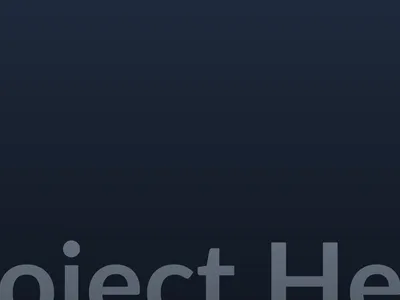 Screenshot of Project Showcase page template